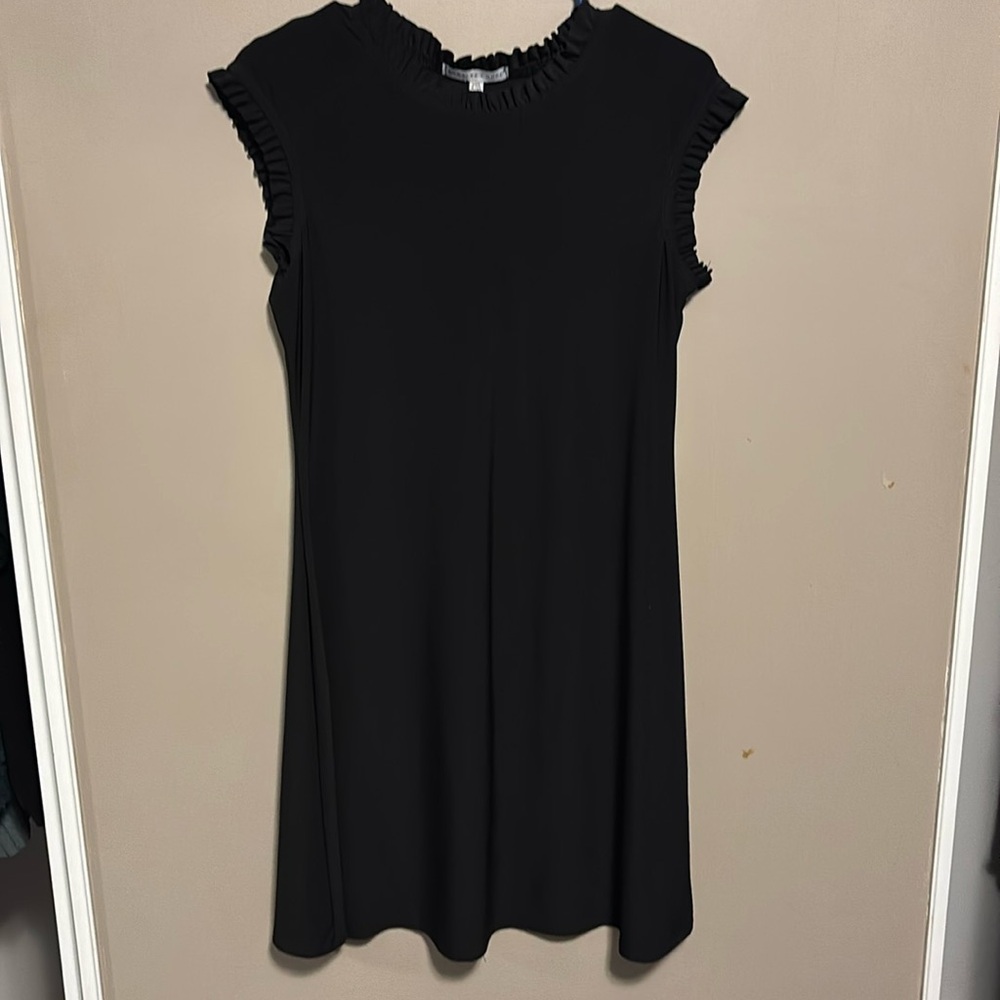 Black form fitting dress. Medium.